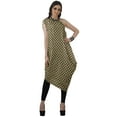 thumbnail image 3 of Moomaya Robe Kurti Sans Manches à une Épaule Imprimée pour Femmes, Vêtement de Créateur Boho pour Fête, 3 of 7