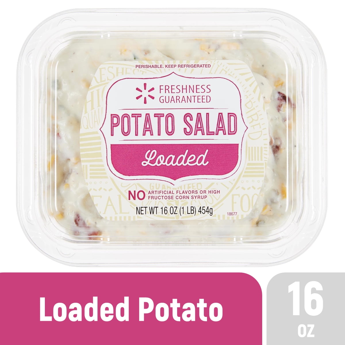 Freshness Guaranteed Premium Ready-To-Serve Loaded Potato Salad Small Tub (16 oz, 1 Count)