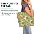 thumbnail image 2 of Sigee Snake And Floral for Large Capacity Shopping Bag with Inner Pocket, Women's Shoulder Bag Handbag, 2 of 8