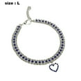 thumbnail image 2 of Collar de perro de metal con cadena de oro rosa, lindo collar de moda para mascotas, 2 of 5