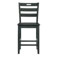 thumbnail image 2 of Furniture of America Jolines Wood Counter Height Chair in Gray (Set of 2), 2 of 8