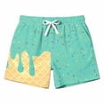 thumbnail image 4 of WAYUTE Boys Swim Trunks Elasitc Waisted Swim Shorts Soft Comfortable Bathing Suit Kids Outdoor Playwear Casual Summer Water Park, 4 of 4