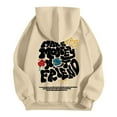 thumbnail image 3 of MHFRRA Sudadera con Capucha, Suave y Cómoda, para Uso Informal, Ligera, Deportiva y para Exteriores Caqui, 3 of 3