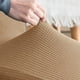 thumbnail image 4 of Funda elástica para silla de comedor de hotel para el hogar, funda impermeable de franela con grano de maíz, 4 of 5