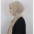 thumbnail image 3 of Modefa Premium Jersey Hijab Shawl - (Mink), 3 of 3