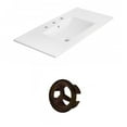 thumbnail image 1 of American Imaginations 16.5-in. W 3H8-in. Ceramic Top Set In White Color AI-20993, 1 of 1