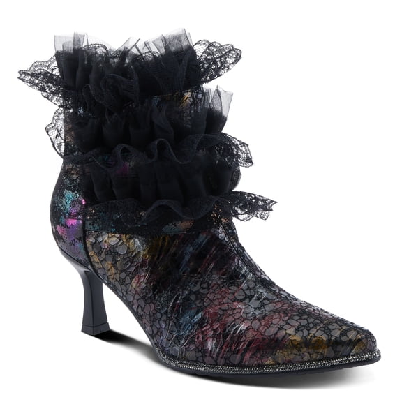 L`Artiste Lacenshine Women's Bootie with Iridescent Cosmic Color & All-night Comfort