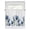 Blue, variant on Eucalyptus Leaves Tier Curtains 45 Inches Long, Spring Summer Watercolor Botanical Window Treatment Curtain Drapes, Window Half Privacy Curtains for Bedroom Bathroom, 42"x45", 2 Panels