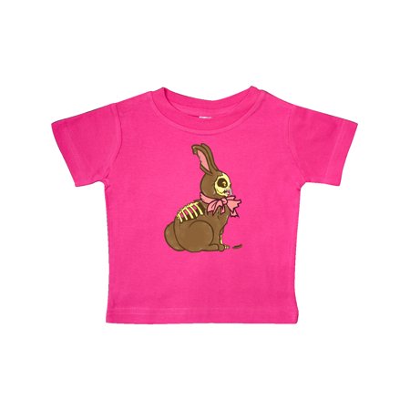 

Inktastic Easter Zombie Chocolate Bunny with Pink Bow Gift Baby Boy or Baby Girl T-Shirt