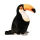 thumbnail image 3 of Tucán de peluche de 30 cm, animal tropical de peluche, figura de pájaro suave de dibujos animados para adultos, niños, niñas y niños., 3 of 8