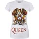 thumbnail image 1 of Queen - Camiseta Classic Escudo para Mujer (Blanco), 1 of 2