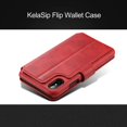 thumbnail image 4 of iPhone 6 red Case Wallet Case PU leather Filp Cover Case with Card Slots, 4 of 6
