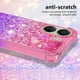 thumbnail image 3 of Funda para Xiaomi Redmi 13C 4G Transparente con Brillos Carcasa Protectora Antigolpes con Glitter Brillante, 3 of 5