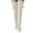 czb# White1583, variant on CUZIBR Cozy Socks Cute Bow Solid Color Thigh Stocking Over The Knee Socks Festival Christmas Socks Fuzzy Socks,E,One Size