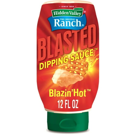 Hidden Valley Ranch Blasted Dipping Sauce, Blazin Hot, 12 Ounce Bottle