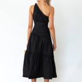 thumbnail image 4 of Ketyyh-chn99 Robes d'Été pour Femmes Tendance 2024 Grande Taille Décontractée Robe de Plage Robe de Plage Automne Décontractée Ample Mini-Robe Noir,G, 4 of 4
