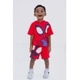 thumbnail image 2 of Marvel Spidey and His Amazing Friends Spider-Man Miles Morales Pullover Hoodie and French Terry Shorts Toddler to Big Kid, 2 of 5