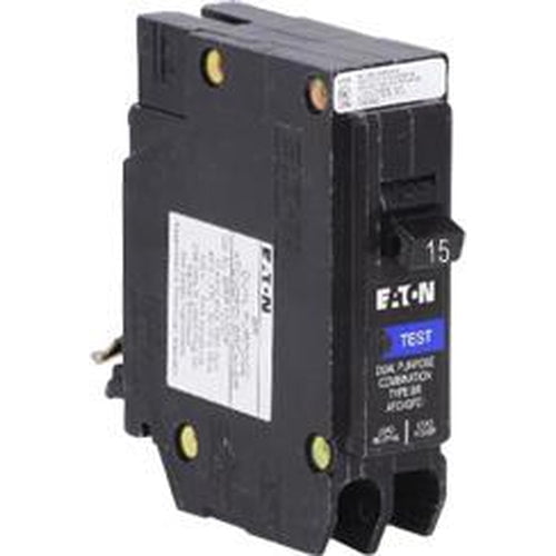 15 Amp Arc Fault Circuit Breaker, Plug-On Neutral