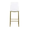 thumbnail image 2 of Meridian Furniture Lumen Modern Contemporary Acrylic Counter Stool, Gold, 2 of 5