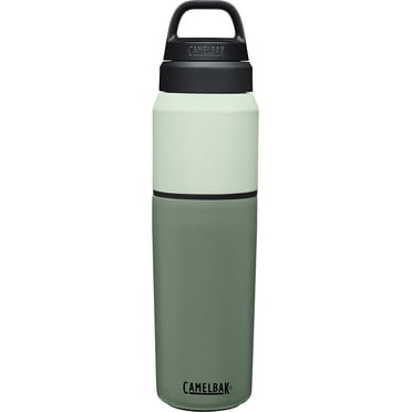 CamelBak MultiBev Water Bottle & Travel Cup Insulated Stainless Steel 22 Oz Bottle & 16 Oz Cup Moss/Mint