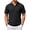 Black, variant on RICHCOIN Polo Shirts for Men Short Sleeve Classic Collared Casual Knit Golf T Shirt Summer Tops