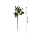 thumbnail image 3 of Fruits Riches Simulés Baie Verte Plant Olive Fruits Rouges B E An Branche Décoration Salon Fleur, 3 of 8