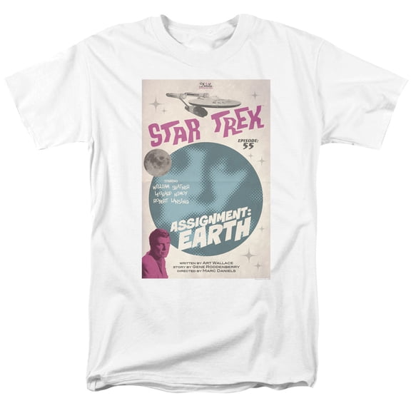 Star Trek Tos Episode 55 Adult 18/1 T-Shirt White