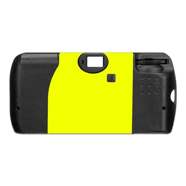 5 Fluorescent Yellow Film Camera – Kodak 400 Speed Single Use