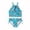 Blue-B, variant on JIAHONG Girl Swimsuits Size 10-12, Toddlers Rash Guard Sets Quick Dry Tankini Bathing Suits for Girl Tropical Girl Swimsuits