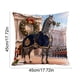 thumbnail image 3 of Festive Christmas Decorative Linen Pillows Cover With Graphic Print Cute Animals 18x18 Inches, 3 of 6