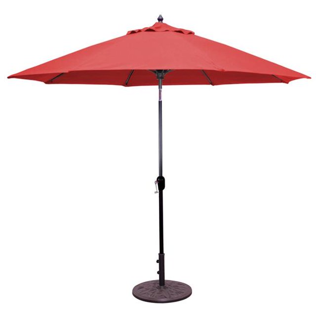 Galtech International 736bk26 9 Pi Auto Inclinaison & Câble d'Acier Manivelle Ascenseur Sunbrella&44; Cardinal Rouge Suncrylic