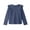 Navy, variant on vdgthytj Toddler Baby Girls Cotton Long Sleeve T-Shirt Kids Ruffle Crewneck Solid Color Basic Layering Tee Tops