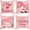 Pink, variant on Valentines Pillow Covers 18x18 Inch Valentines Decor Set of 4 Pink Love Rose Heart Gnomes Hugs and es Happy Pillow Covers for Anniversary Wedding Cushion Case Decoration.