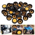 thumbnail image 6 of Dytern DIY 32pcs Car Wheels Plastic Wheels Car Model Wheels Toy Car DIY Wheels Science Project Wheels, 6 of 10