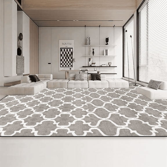 Simple ration Home Rugs Living Room Light Luxury Carpet Modern Parlour Sofa Floor Mat Bedroom Bedside Anti-slip Carpets