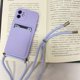 thumbnail image 3 of Luxury Candy Lanyard Card Slot Silicone Phone Case For Xiaomi Redmi Note 13 Pro 4g 5g 13Pro Plus Necklace Strap Cover, 3 of 5
