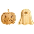 thumbnail image 5 of Halloween Pumpkin Ghost Wooden Dinner Plate Cute Reusable Dinner Plate For Halloween Party, 5 of 5