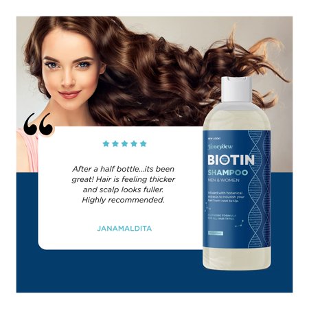 Biotin Shampoo For Hair Growth And Volume Hair Loss For Men And Women Natural Dht Blocker