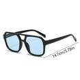 thumbnail image 2 of Gafas de sol cuadradas grandes y elegantes de color verde para conducir con estilo Diseño retro unisex para el sol, 2 of 2