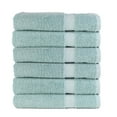 thumbnail image 4 of Fibertone 6-Piece Bath Towel Set, Bleach Safe, Solid Seafoam, 4 of 5