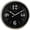 SILVER/BLACK, variant on NEXTIME WALL CLOCK CLASSIC - GOLD/WHITE