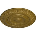 thumbnail image 3 of Ekena Millwork 20 7/8"OD x 1 1/4"P Biddix Ceiling Medallion (Fits Canopies up to 7 1/2"), Hand-Painted Gold, 3 of 7