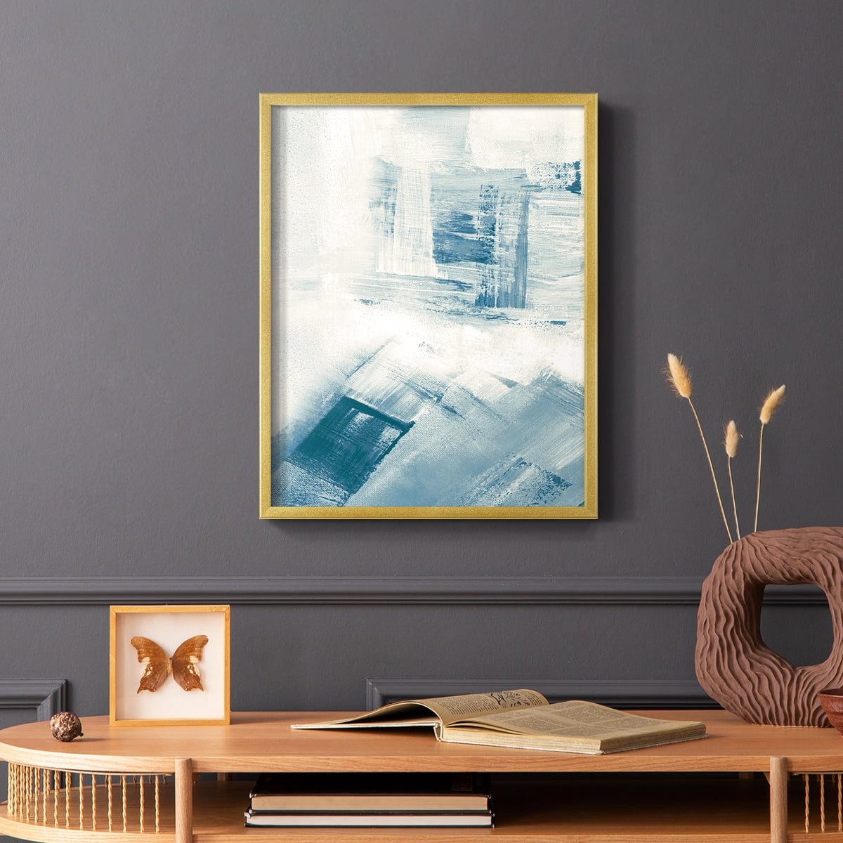 Wind Blown II Framed Print - Solid Wood in Single Picture Frame Solid Wood 2 Framed Print