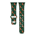 thumbnail image 6 of Miami HD Repeating Logo Unisex Watch Band for Apple Watch - 42/44/45/49mm(46mm Series 10/11) Short by Affinity Bands, 6 of 6