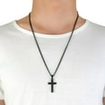 thumbnail image 2 of opvise Stainless Steel Cross Pendant Men Women Chain Necklace Religious Jewelry Gift, 2 of 8