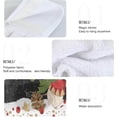 thumbnail image 5 of SKYSONIC 2 Pack Christmas Pattern Hand Towels, Soft and Absorbent Kitchen Towels with Hanging Loop Microfiber Tie Towel for Bathroom, Laundry Room, Farmhouse, 14" x18.2", 5 of 7