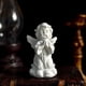 thumbnail image 3 of Figura de ángel hada de resina blanca, escultura de oración, decoración de escritorio, regalos Rezando, 3 of 9
