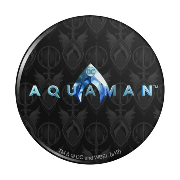 Aquaman Movie Logo Pinback Button Pin