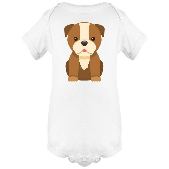 Cute Little Bulldog Bodysuit Infant -Image by Shutterstock,  Newborn