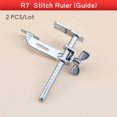 thumbnail image 3 of 2 PCS R7(601) Stitch Ruler For Industrial Single Needle Lockstitch Sewing Machine Accessories Fabric Guide Parts, 3 of 7